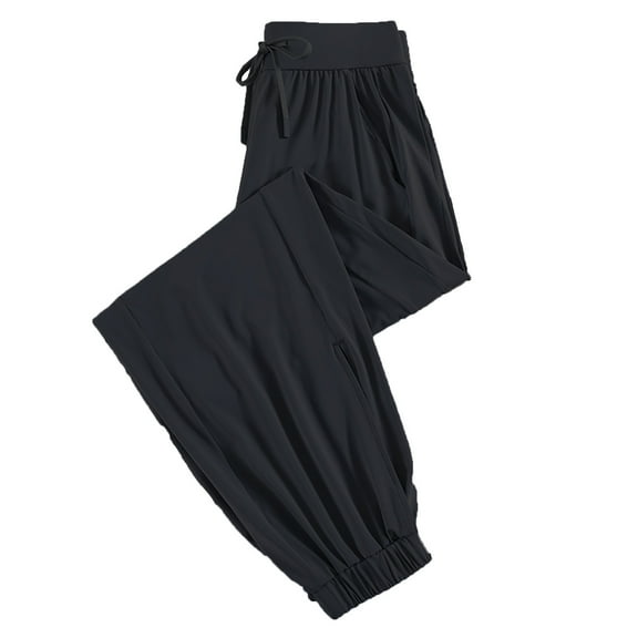Cool Ice Silk Sweatpants Super Stretch Pants Men's And Women's Casual Jogging Sweatpants