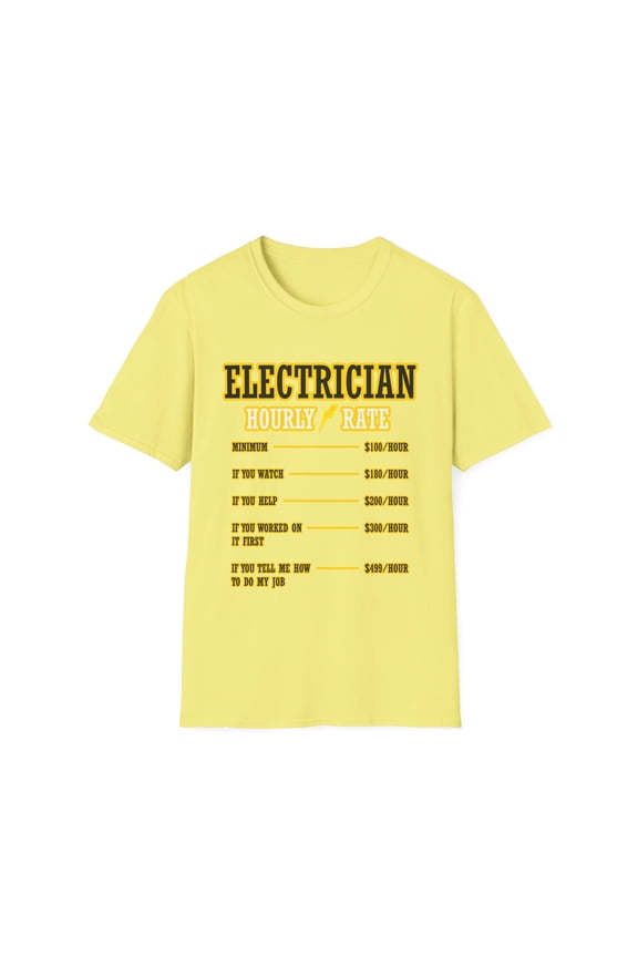 Cool Industrial Commercial Lineman Gift | Funny Electricians Linesman Work Humorous Men Women Unisex Softstyle T-Shirt