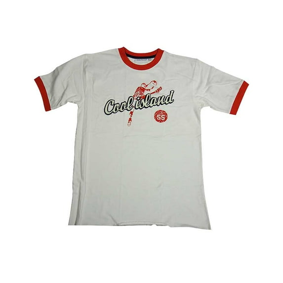 Cool Island Boys Cotton Short Sleeve T-shirt Tee Shirt Top 12612-18 (Basketball Orange)