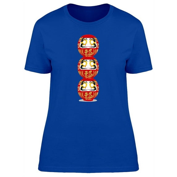 Cool Japanese Lucky Dolls T-Shirt Women -Image by Shutterstock, Female Large