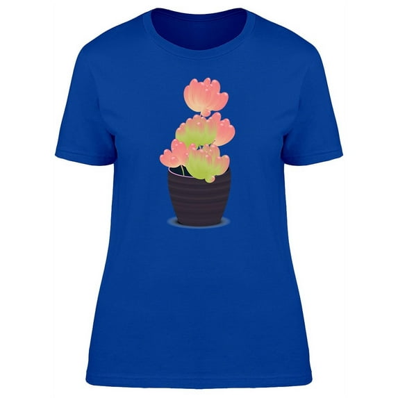 Cool Jelly Bean Plant In A Pot T-Shirt Women -Image by Shutterstock, Female Large