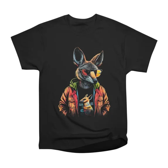 Cool Kangaroo T-Shirt Tee Gift For Him Merch For Her Apparel For Friend ...