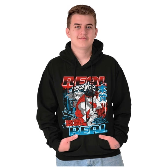 Cool Kanji Street Fighter Retro Ryu Hoodie Sweatshirt Women Men Brisco Brands S