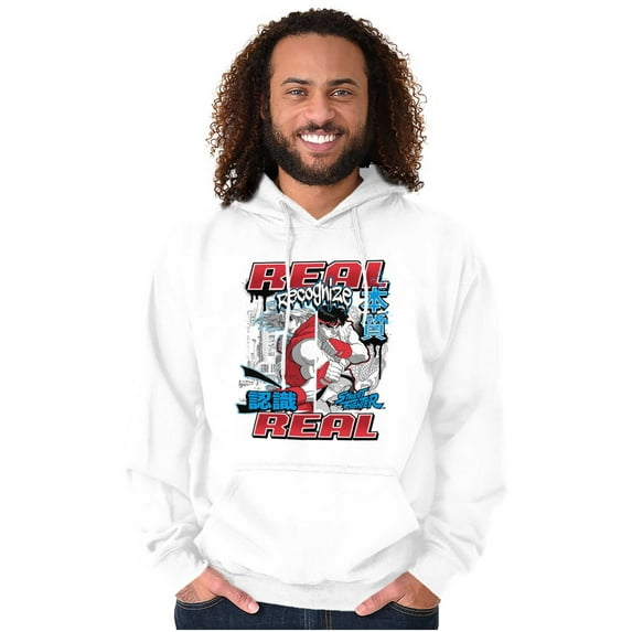 Cool Kanji Street Fighter Retro Ryu Unisex Plus Size Hoodie Brisco Brands 4X