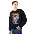 thumbnail image 1 of Cool Kanji Street Fighter Retro Ryu Unisex Plus Size Sweatshirt Brisco Brands 5X, 1 of 5