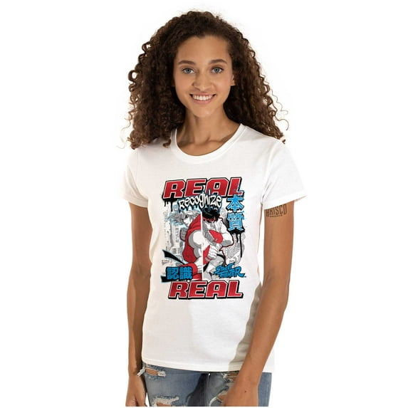 Cool Kanji Street Fighter Retro Ryu Women's T Shirt Ladies Tee Brisco Brands L