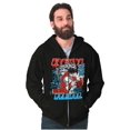 thumbnail image 1 of Cool Kanji Street Fighter Retro Ryu Zip Up Hoodie Men's Women's Brisco Brands L, 1 of 6