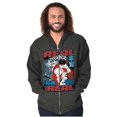 thumbnail image 1 of Cool Kanji Street Fighter Retro Ryu Zip Up Hoodie Men's Women's Brisco Brands S, 1 of 6