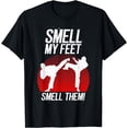 thumbnail image 1 of Cool Karate Gift For Boys Girls Funny Smell My Feet Karate T-Shirt, 1 of 3