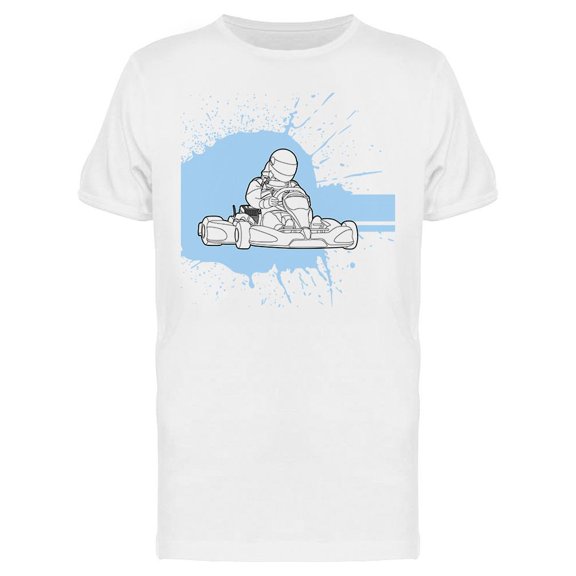 Cool Kart Racing T-Shirt Men -Image by Shutterstock, Male 3X-Large