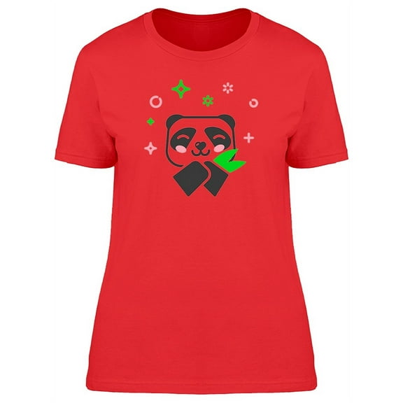 Cool Kawaii Panda Doodle T-Shirt Women -Image by Shutterstock, Female Small