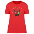 thumbnail image 1 of Cool Kawaii Panda Doodle T-Shirt Women -Image by Shutterstock, Female x-Large, 1 of 2