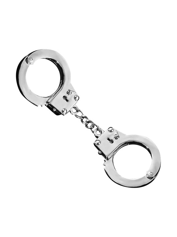 Cool Keychains for Men, Mini Handcuff Keychain, Double Cuff Metal Key Ring, Backpack Bag Charm Accessory, Unique Novelty Gift for Friends