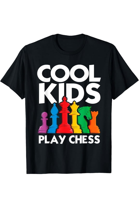 Play Chess Funny Chess Lover Shirt for Boys Girls T-Shirt