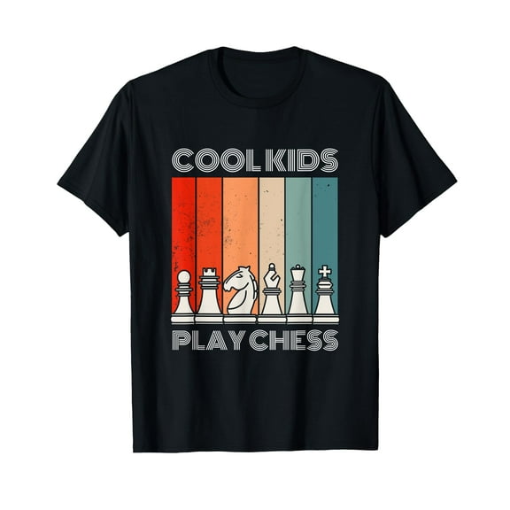 Cool Kids Play Chess Professional Chess Board T-Shirt