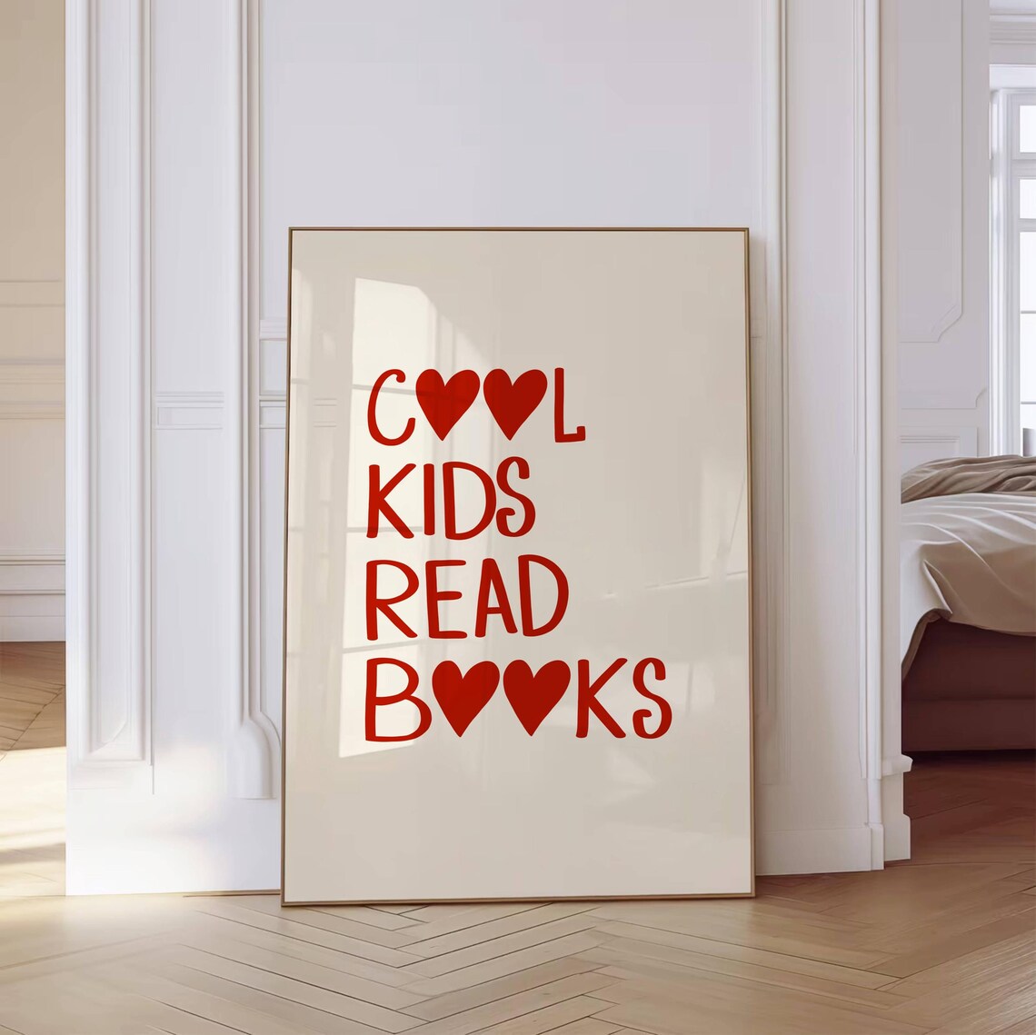 Cool Kids Read Books Kids Reading Book Playroom Wall Decor Classroom ...