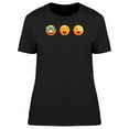 thumbnail image 1 of Cool, Kissing, Winking Icons T-Shirt Women -Image by Shutterstock, Female Medium, 1 of 2