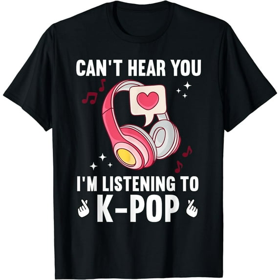 Cool Kpop Art For Teen Girls Women Korean Band Lover K-pop T-Shirt