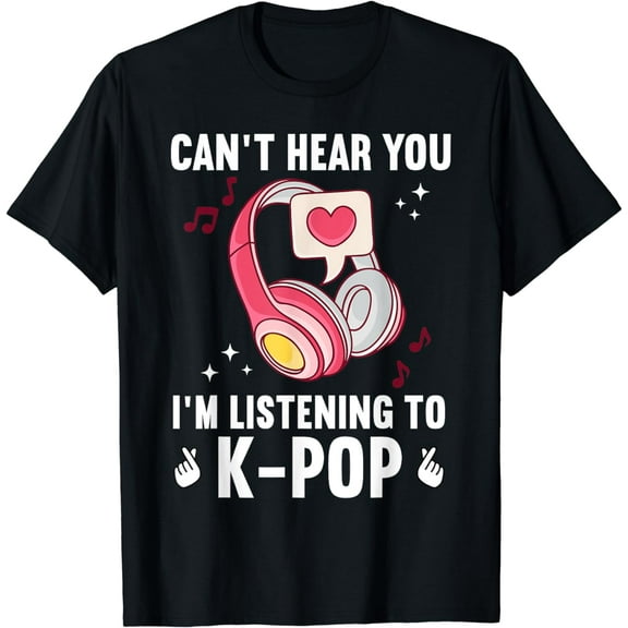 Cool Kpop Art For Teen Girls Women Korean Band Lover K-pop T-Shirt