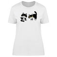 thumbnail image 1 of Cool Kttens Doodle T-Shirt Women -Image by Shutterstock, Female Medium, 1 of 2