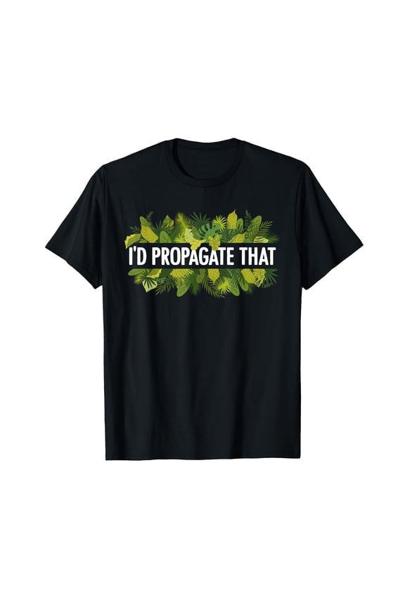Cool Leafy Plant Propagation Graphic T-Shirt for Gardeners & Plant Lovers