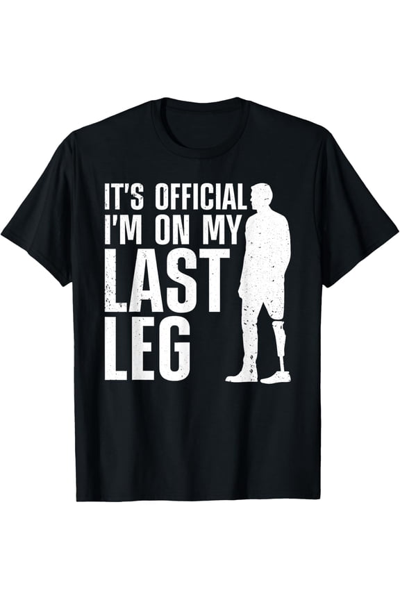 Cool Leg Amputee Art For Men Women Prosthetic Leg Amputation T-Shirt