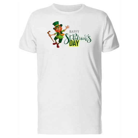 Cool Leprechaun St Patricks T-Shirt Men -Image by Shutterstock, Male x-Large