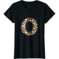 thumbnail image 1 of Cool Letter O Initial Name Leopard Cheetah Print T-Shirt T-Shirt, 1 of 3