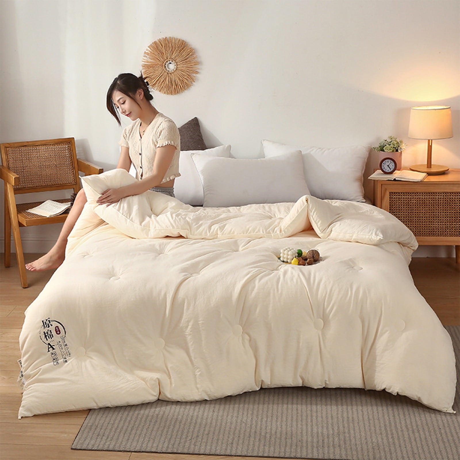 Photo inspiration: Visual Reference: Cool Lightweight Washable Quilt Air Conditioned Room Blanket Cotton