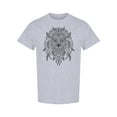 thumbnail image 1 of Cool Lion Face Design T-Shirt Men -Image by Shutterstock, Male x-Large, 1 of 2
