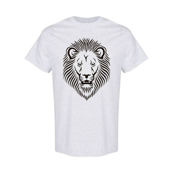 Cool Lion Head Style T-Shirt Men -Image by Shutterstock, Male Small