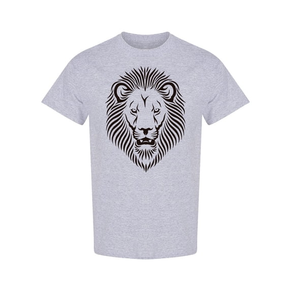 Cool Lion Head Style T-Shirt Men -Image by Shutterstock, Male Small