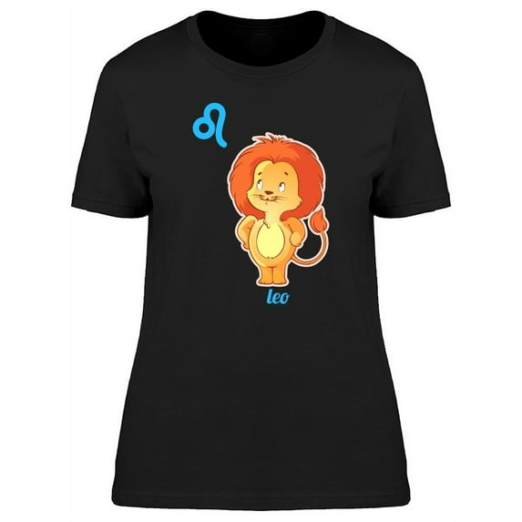 Cool Lion Leo T-Shirt Women -Image by Shutterstock, Female x-Large