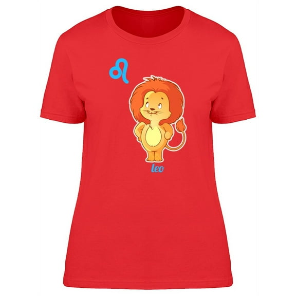Cool Lion Leo T-Shirt Women -Image by Shutterstock, Female x-Large