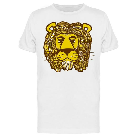Cool Lion With Dreadlocks T-Shirt Men -Image by Shutterstock, Male Medium