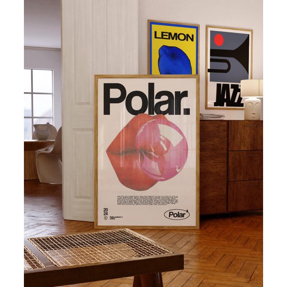 Cool Lips Art Trendy Aesthetic