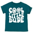 thumbnail image 1 of Cool Little Dude Retro Smiley Shirt Oceanside Shirt 5-6, 1 of 2