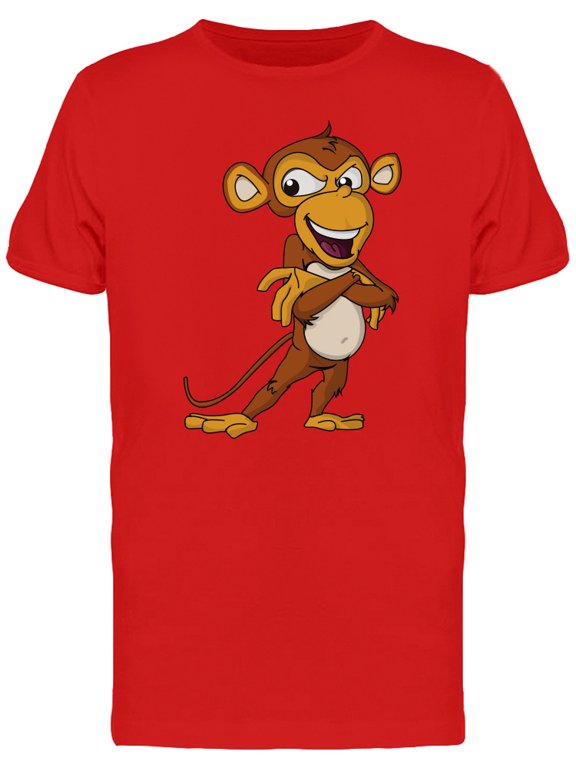 Cool Little Monkey T-Shirt Men -Image by Shutterstock, Male Small