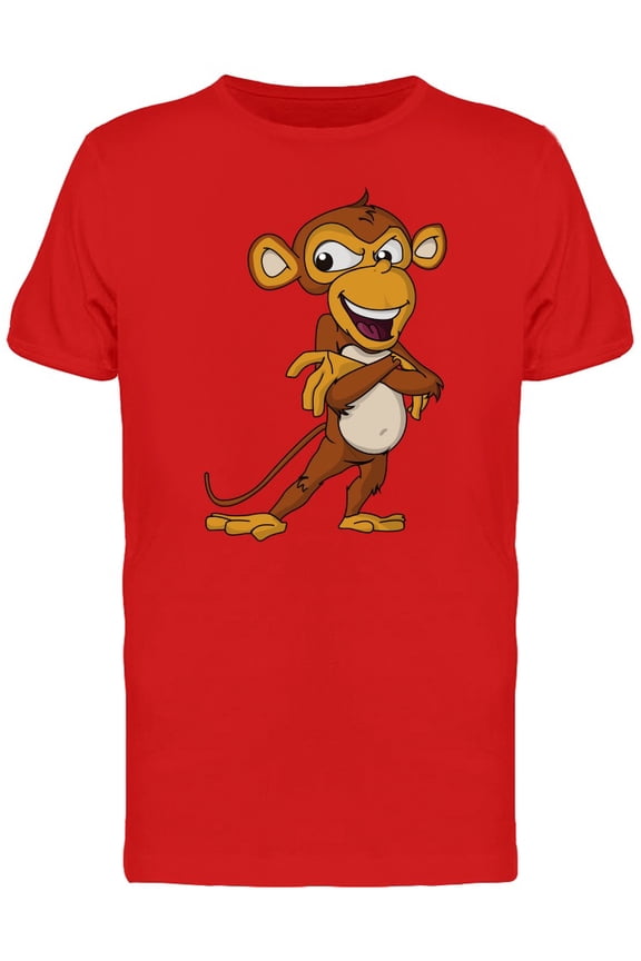 Cool Little Monkey T-Shirt Men -Image by Shutterstock, Male XX-Large