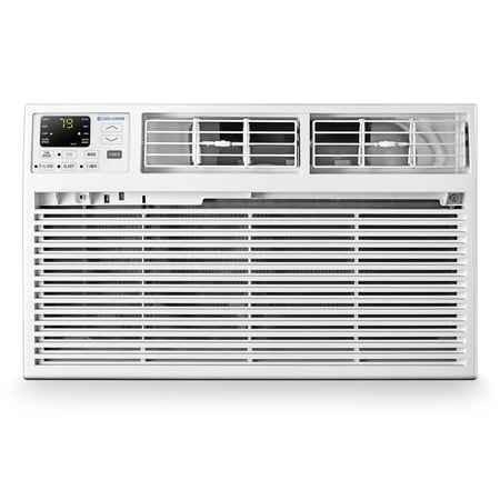 Cool-Living 12,000 BTU 115-Volt Window Air Conditioner with Digital Display and Remote, White