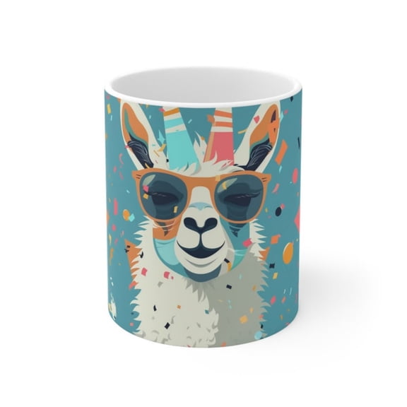 Cool Llama - Ceramic Mug oz.