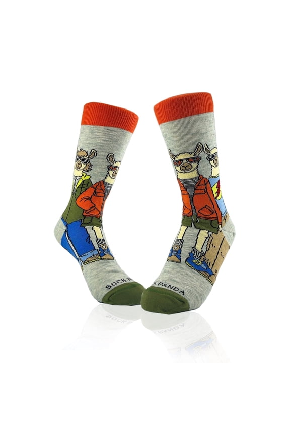 Cool Llamas Socks from the Sock Panda (Adult Small)