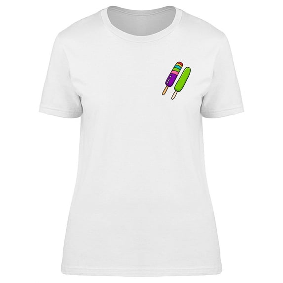 Cool Lollipops Pocket Doodles T-Shirt Women -Image by Shutterstock, Female Large