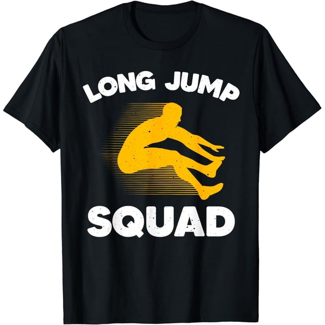 Cool Long Jump Design For Men Women Track And Field Jumping TShirt