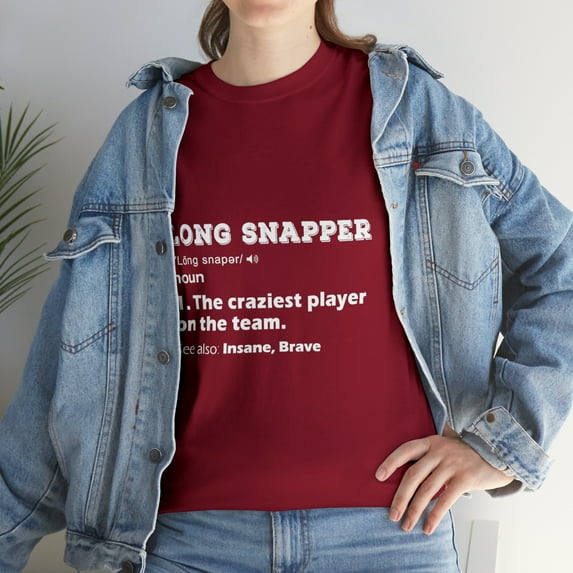 Cool Long Snapper Position Playing Football Team Player Gift T-Shirt