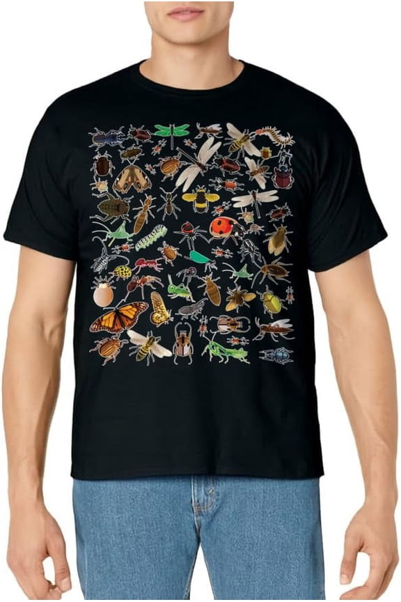 Cool Lots Of Bugs | Funny Insect Lover Entomologist Boy Gift T-Shirt