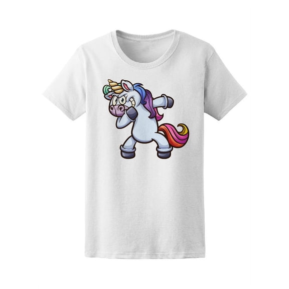Cool Magic Evil Unicorn T-Shirt Women -Image by Shutterstock, Female Large