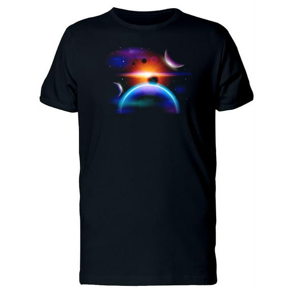 Cool Magic Galaxy Space T-Shirt Men -Image by Shutterstock, Male Medium