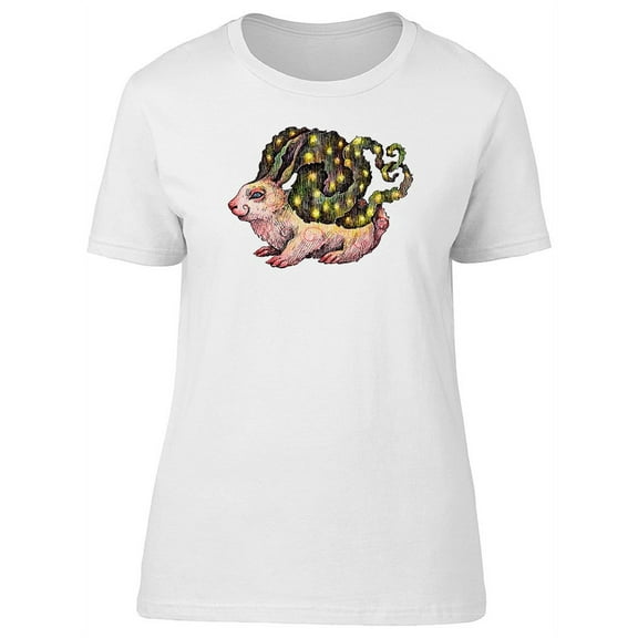 Cool Magical Rabbit T-Shirt Women -Image by Shutterstock, Female Medium