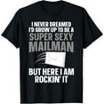 thumbnail image 1 of Cool Mailman Art For Men Postal Worker Post Office Mail Man T-Shirt, 1 of 4
